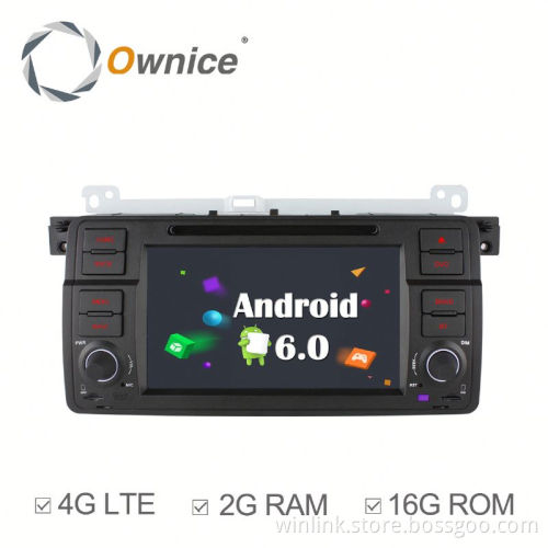 Quad core Android 6.0 Ownice C500 dvd player for car BMW E46 M3 1998 - 2005 support OBD DAB TPMS Built in 4G LTE